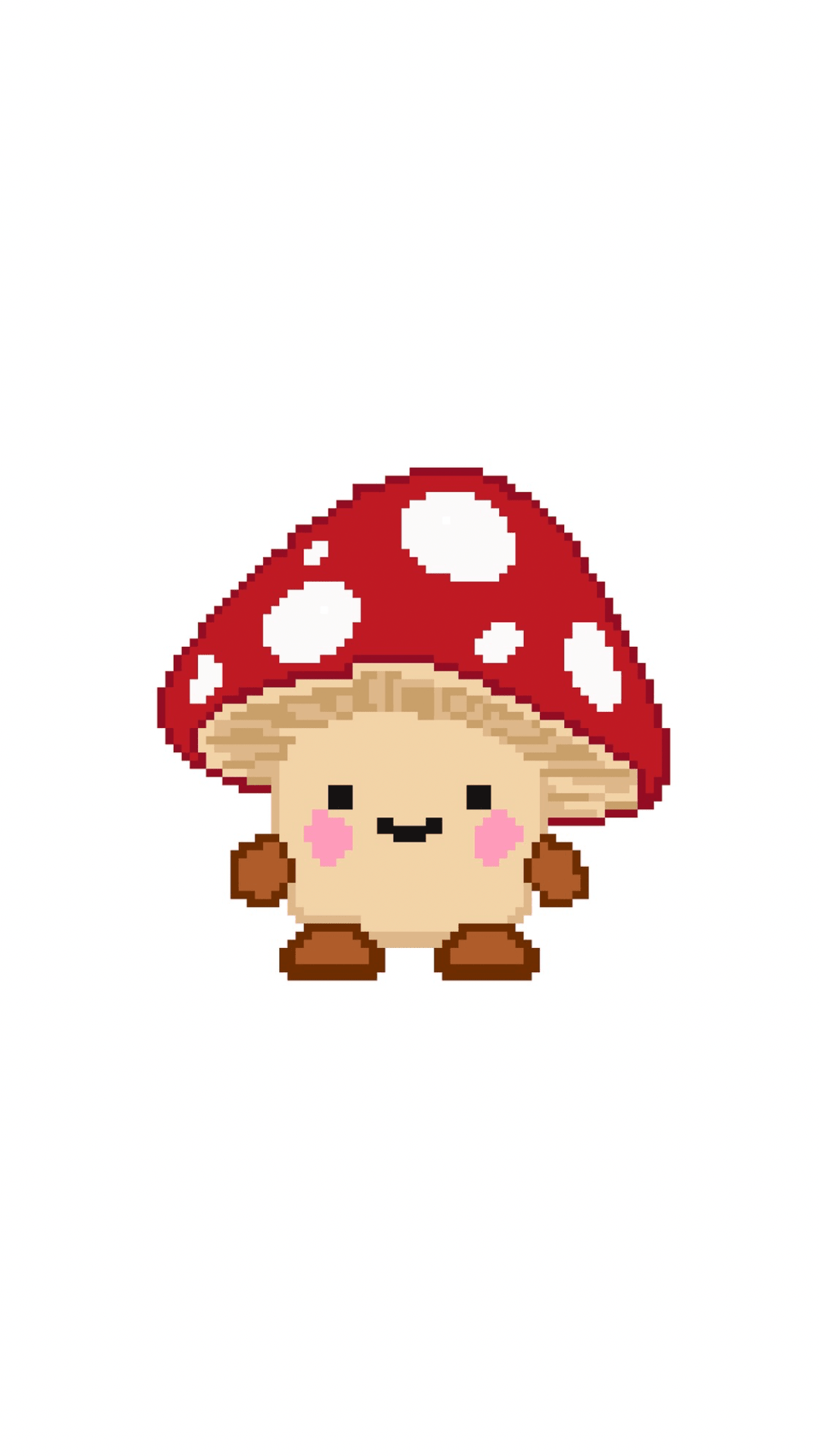 Merry Littles Collection Mushroom printed needlepoint canvas - NeedleLittleStitchCo