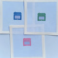 Colorful Countertop Oven printed needlepoint canvas - NeedleLittleStitchCo