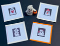 Mini Halloween Ghost printed needlepoint canvas - NeedleLittleStitchCo