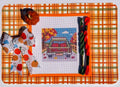 Station Wagon with Pumpkins printed needlepoint canvas - NeedleLittleStitchCo