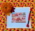 Pumpkin Bread on the Counter printed needlepoint canvas - NeedleLittleStitchCo