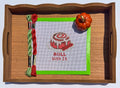 Cinnamon Roll with It printed needlepoint canvas - NeedleLittleStitchCo