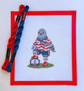 USA Soccer Player 2026 printed needlepoint canvas - NeedleLittleStitchCo
