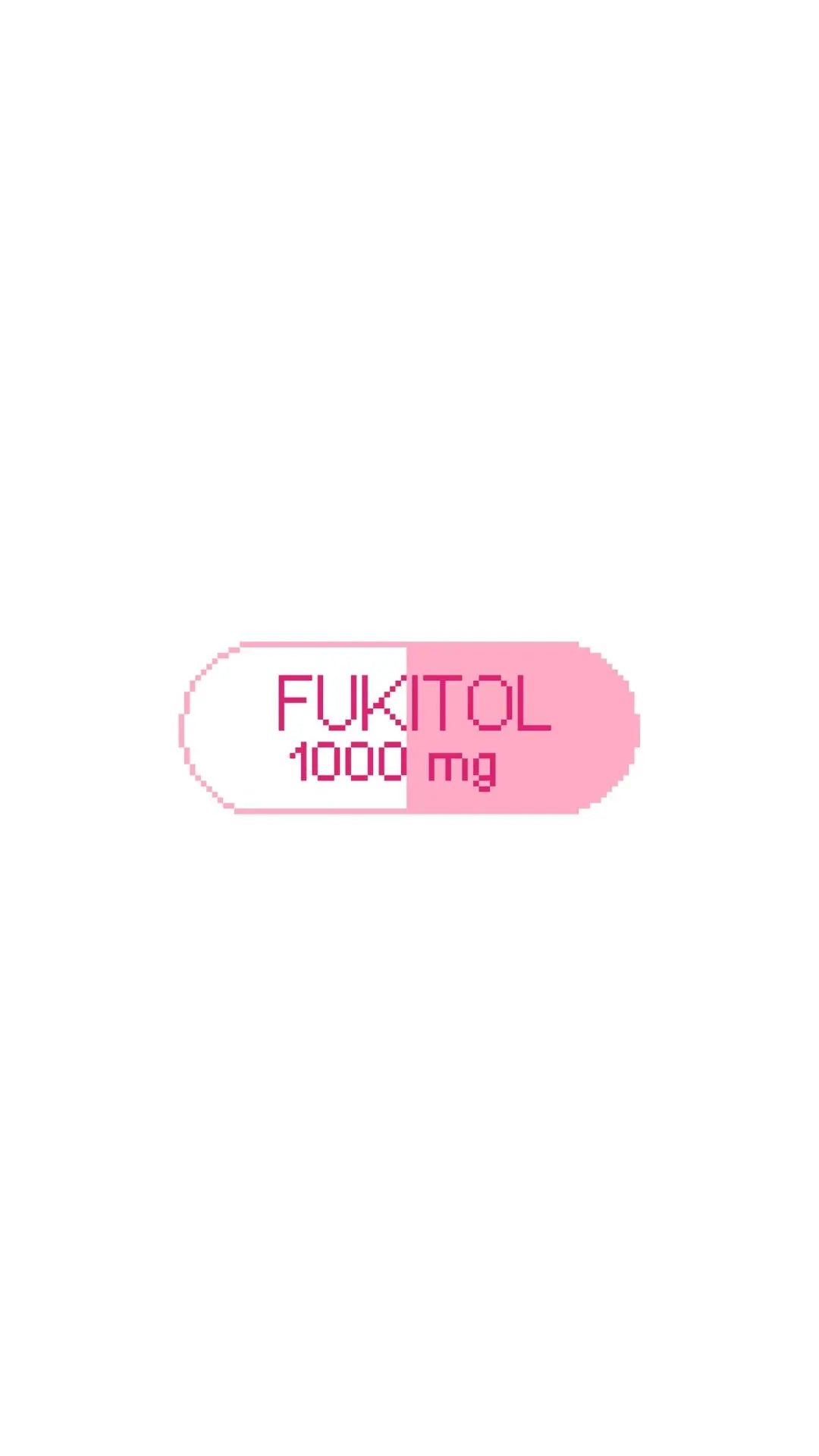 Funny Fukitol Pill Sign printed needlepoint canvas - NeedleLittleStitchCo