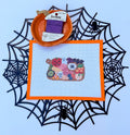 Halloween Charcuterie Board printed needlepoint canvas - NeedleLittleStitchCo