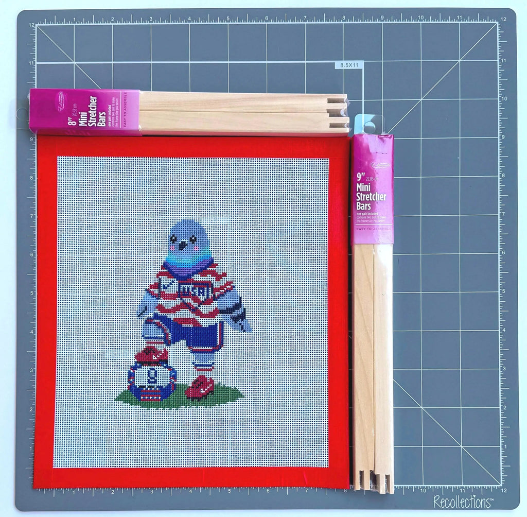 USA Soccer Player 2026 printed needlepoint canvas - NeedleLittleStitchCo